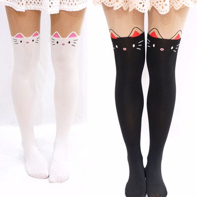 Kawaii cat thigh high tights/pantyhose · Cute Kawaii ｛harajuku fashion} · Online Store Powered by Storenvy