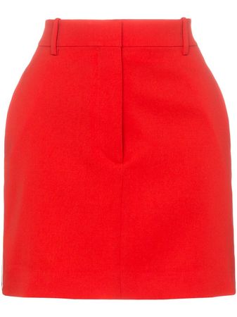 Calvin Klein 205W39nycside stripe wool mini skirt side stripe wool mini skirt £425 - Fast Global Shipping, Free Returns