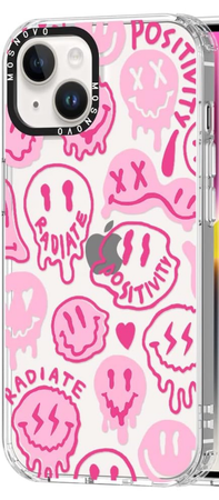 pink smily phone case