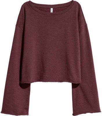 Short Sweatshirt - Red