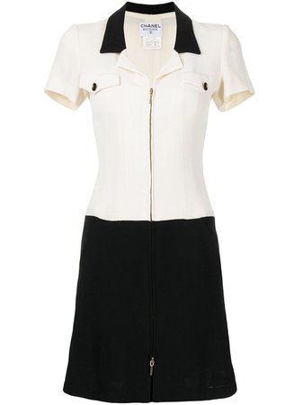 Chanel Pre-Owned 1995 short-sleeve dress - FARFETCH