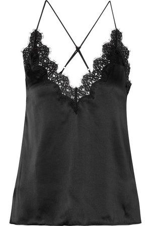 Cami NYC | The Everly lace-trimmed silk-charmeuse camisole | NET-A-PORTER.COM