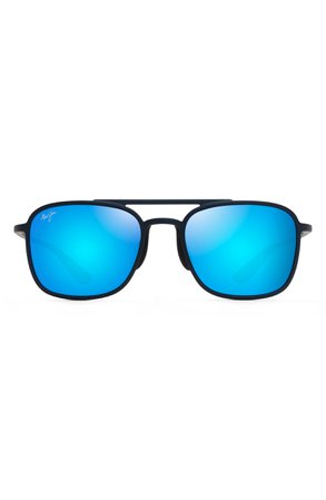Maui Jim Keokea 55mm PolarizedPlus2® Aviator Sunglasses
