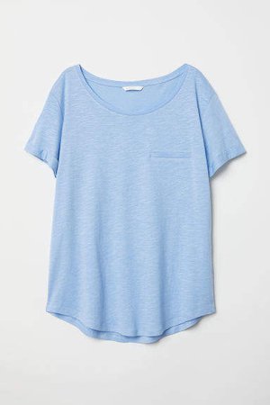 Slub Jersey T-shirt - Blue