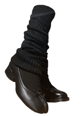 black ballet shoes