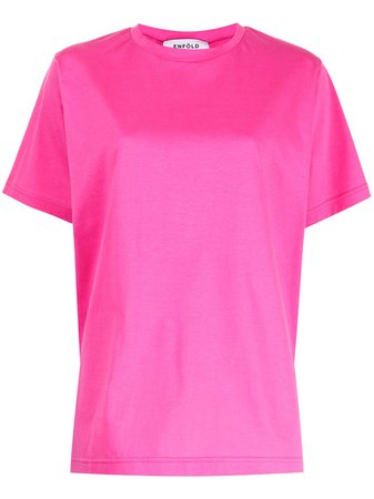 Enföld boxy T-shirt pink 300ES3801380 - Farfetch