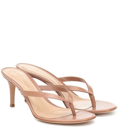 Calypso 70 Leather Thong Sandals - Gianvito Rossi | Mytheresa