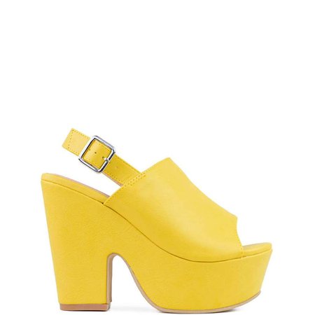 yellow wedges
