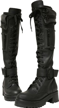 leather high boots beserk