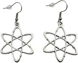 atom earrings
