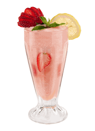 *clipped by @luci-her* Strawberry Lemonade (Frozen)