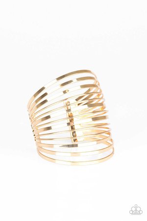 multi layer adjustable gold bracelet