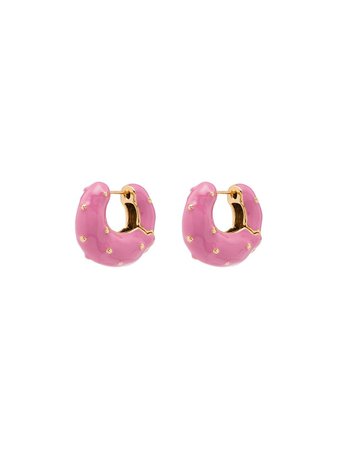 Rejina Pyo Iris Gold-Plated Hoop Earrings Ss20 | Farfetch.com