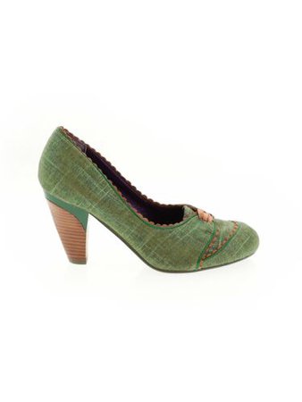 Poetic License Women Green Heels US 8 1/2 | eBay