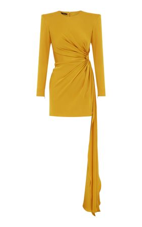 Twisted Satin Crepe Mini Dress By Alex Perry | Moda Operandi