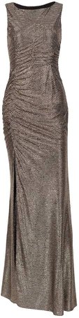 Nissa Long Evening Dress With Shiny Effect