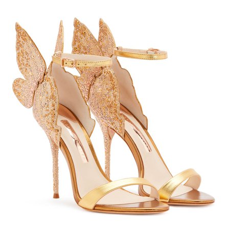 Chiara Embellished Sandal Gold | Sophia Webster