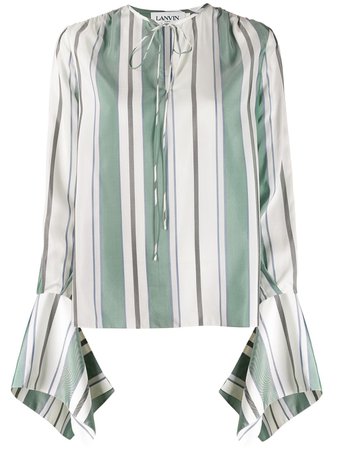 LANVIN, awning stripe blouse