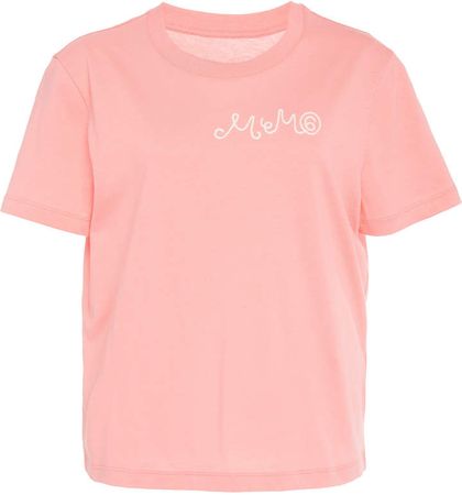 Embroidered Cotton Logo Tee