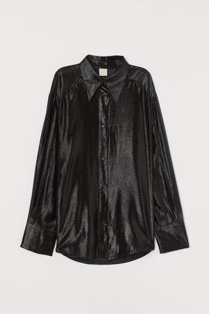 Glittery Shirt - Black