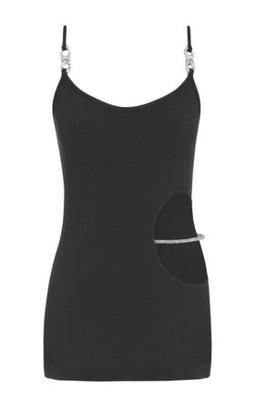 Cutout Jersey Mini Dress By Mach & Mach | Moda Operandi