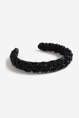 **Embellished Padded Headband | Topshop
