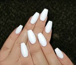 acrylic nails white - Google Search