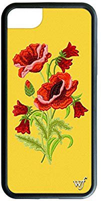 Yellow floral phone case