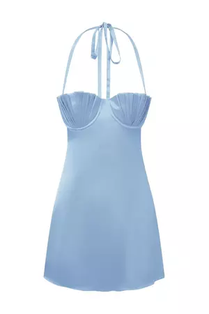 CINDERELLA BLUE SILK SOLEIL DRESS | Id‡h | CULT MIA