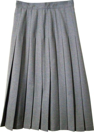 Juniors School Uniform Pleated Skirt Heather Grey - Engelic Uniforms