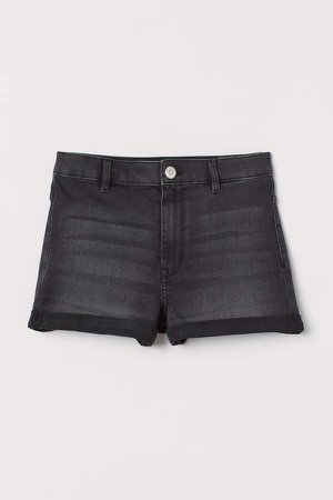 Shorts High Waist - Gray