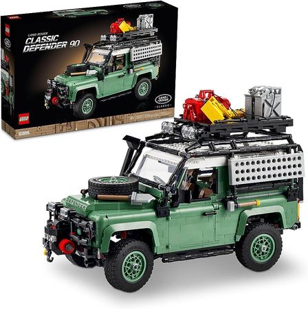 Amazon.com: LEGO Icons Land Rover Classic Defender 90 10317 Model Car Building Set for Adults and Classic Car Lovers, This Immersive Project Based on an Off-Road Icon Makes a Great Graduation Gift for Him or Her : Toys & Games