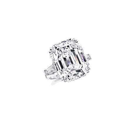 Emerald Cut Diamond Ring, 20.25 CT D Flawless Emerald Cut Diamond | Graff
