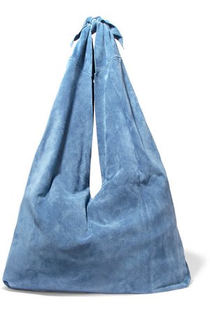 The Row | Bindle suede shoulder bag | NET-A-PORTER.COM