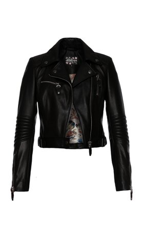 Joan Leather Jacket by Lena Hoschek | Moda Operandi
