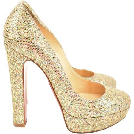 gold glitter heels - Google Search