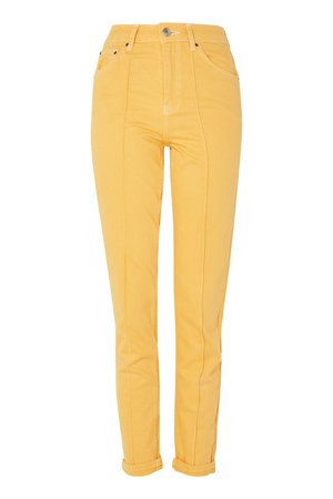 MOTO Yellow Mom Jeans - Jeans - Clothing - Topshop