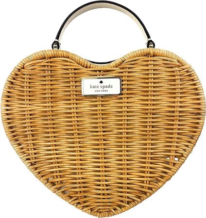 Kate Spade New York Love Shack Heart Wicker Crossbody: Handbags: Amazon.com