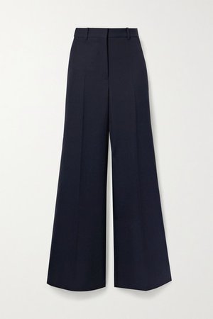 Victoria Beckham | Twill wide-leg pants | NET-A-PORTER.COM