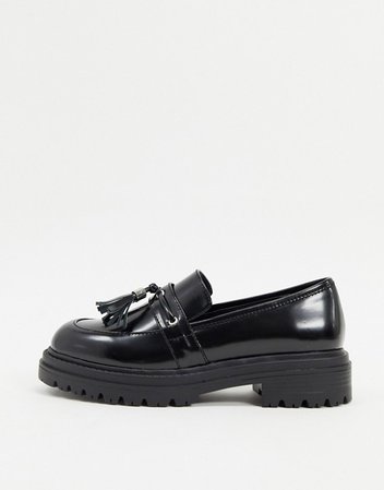 RAID Astal chunky loafers in black | ASOS