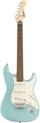 Squier Bullet Stratocaster HT, Laurel Fingerboard, Tropical Turquoise, Electric Guitar