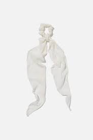 white hair scarf scrunchie - Google Search