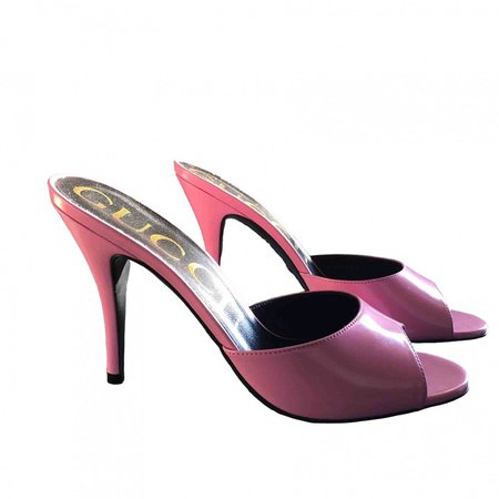 Pink Patent leather Sandals