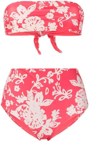 floral pattern bikini set