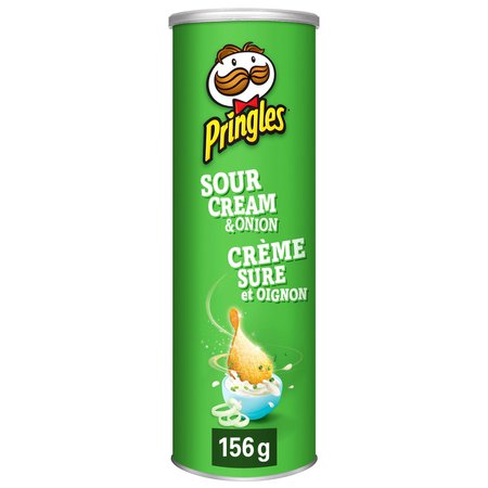 Pringles Sour Cream & Onion Flavour Potato Chips 156 G | Walmart Canada