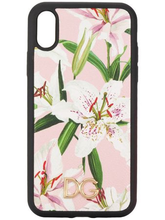 Dolce & Gabbana lily print iPhone XR case $195 - Shop AW19 Online - Fast Delivery, Price