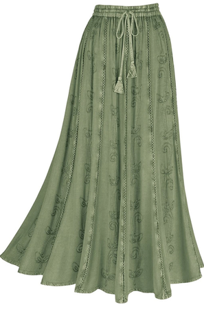green fairy skirt