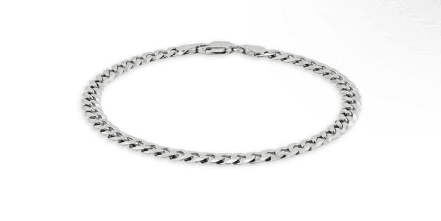 silver mens bracelet