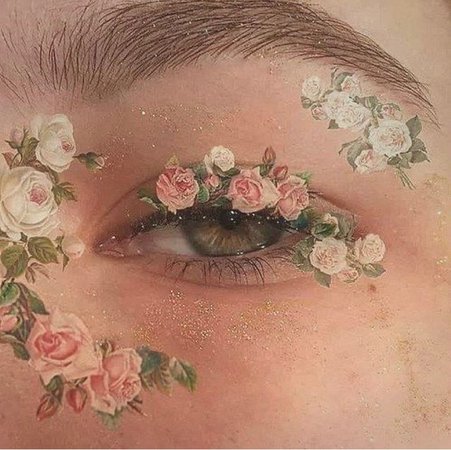 flower eye makeup