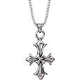 Amazon.com: Sacina Gothic Cross Necklace, Stainless Steel Cross Necklace, Halloween Christmas New Year Jewelry Gift for Women (H- Cross) : Clothing, Shoes & Jewelry